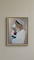 Peace & Resilience - Palestinian Piece Handpainted Acrylic on Canvas